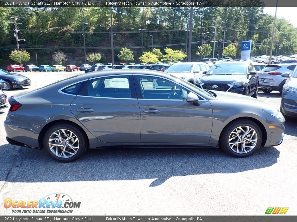 2021 Hyundai Sonata SEL Hampton Gray / Black Photo #1