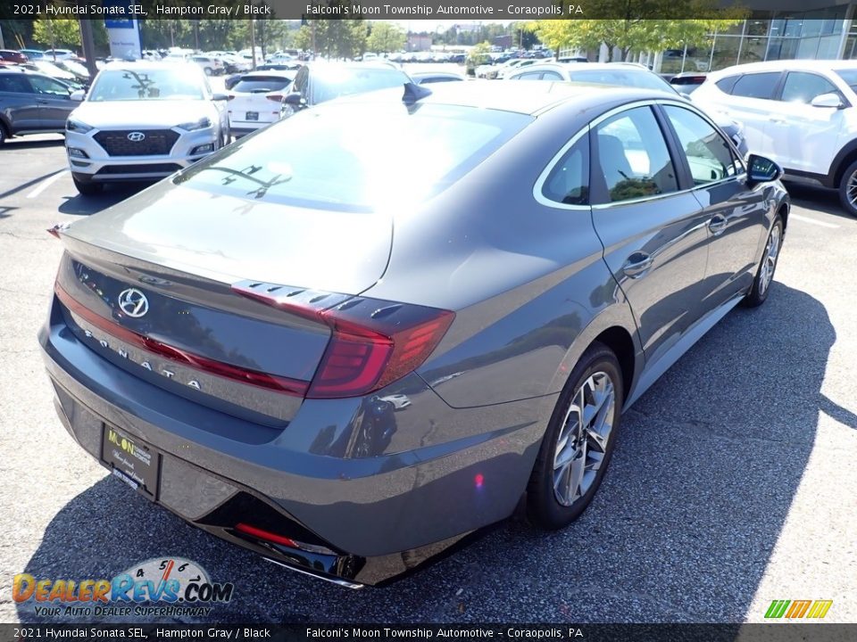 2021 Hyundai Sonata SEL Hampton Gray / Black Photo #2