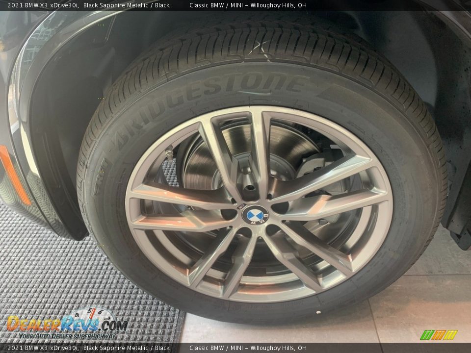 2021 BMW X3 xDrive30i Black Sapphire Metallic / Black Photo #5