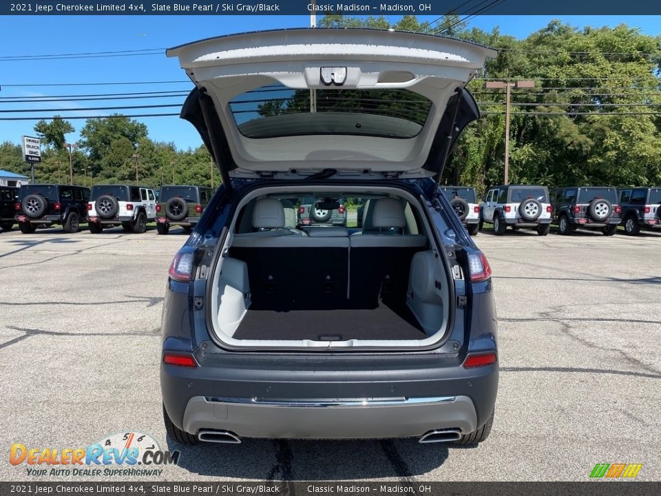 2021 Jeep Cherokee Limited 4x4 Slate Blue Pearl / Ski Gray/Black Photo #11