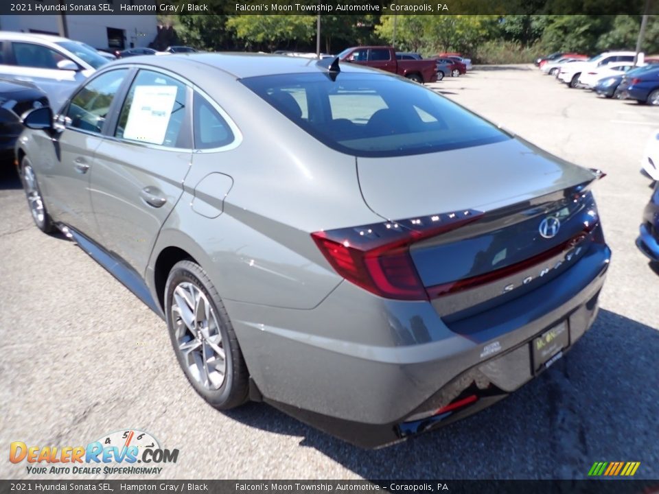 2021 Hyundai Sonata SEL Hampton Gray / Black Photo #6