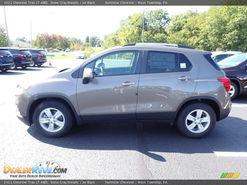 2021 Chevrolet Trax LT AWD Stone Gray Metallic / Jet Black Photo #3