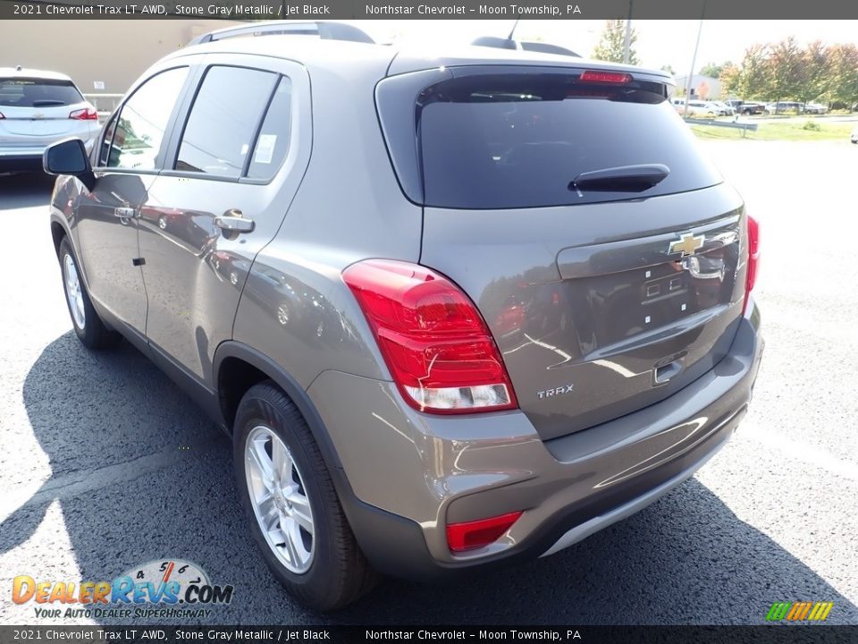 2021 Chevrolet Trax LT AWD Stone Gray Metallic / Jet Black Photo #4