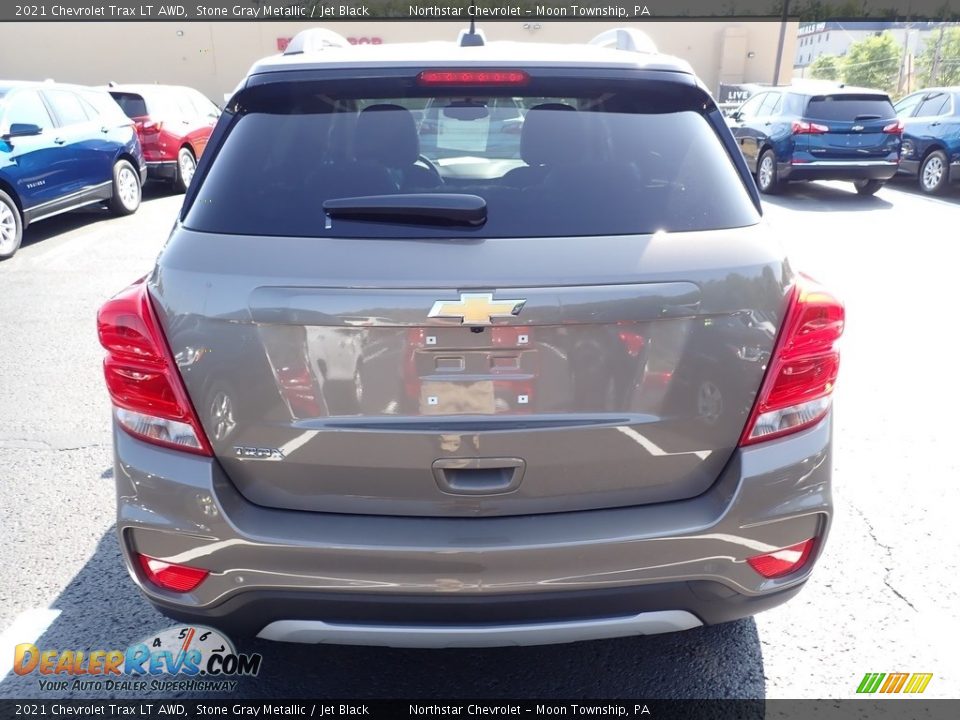 2021 Chevrolet Trax LT AWD Stone Gray Metallic / Jet Black Photo #5