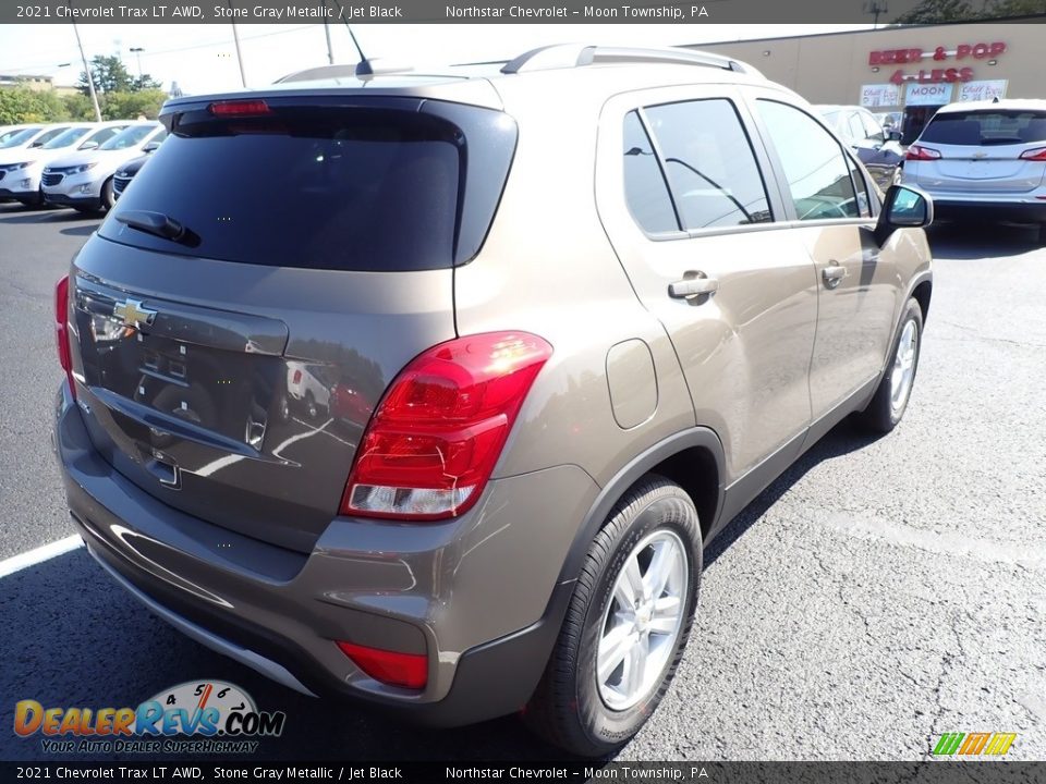 2021 Chevrolet Trax LT AWD Stone Gray Metallic / Jet Black Photo #6