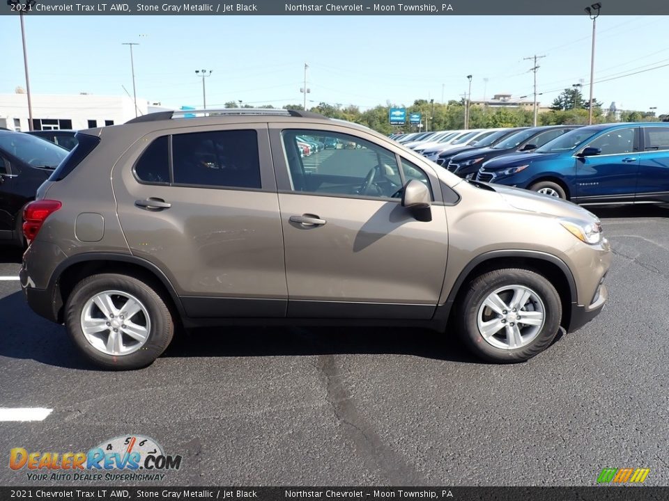 2021 Chevrolet Trax LT AWD Stone Gray Metallic / Jet Black Photo #7