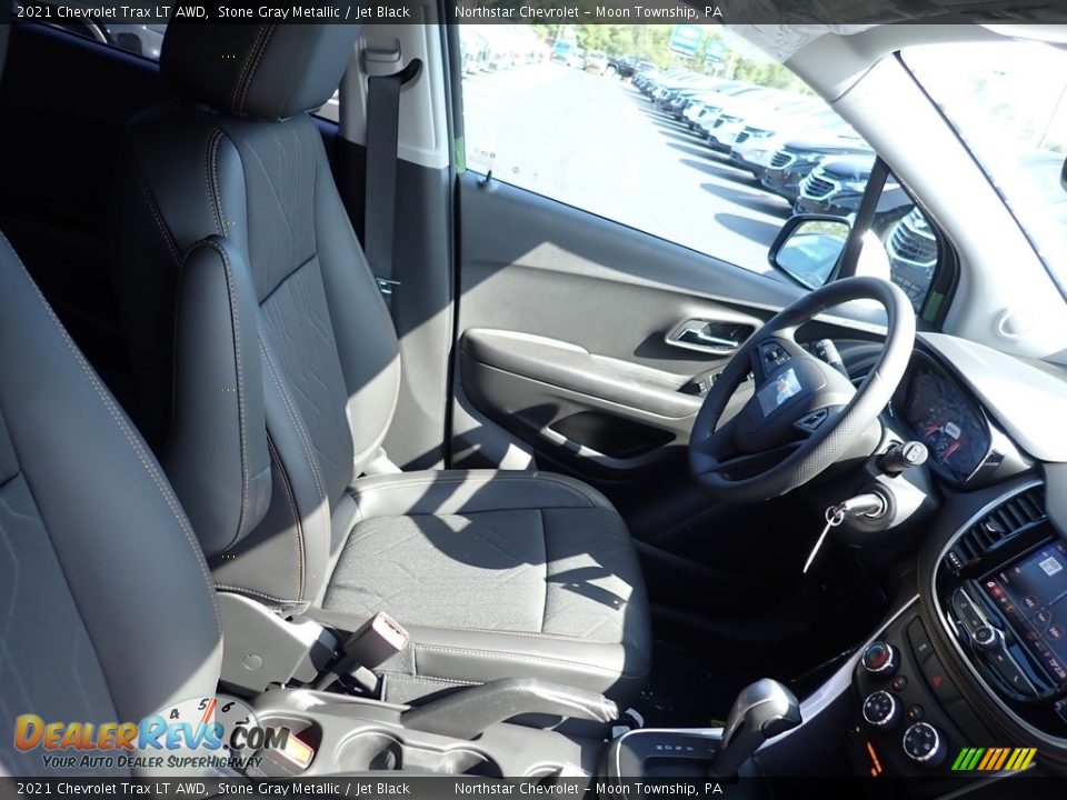 2021 Chevrolet Trax LT AWD Stone Gray Metallic / Jet Black Photo #10