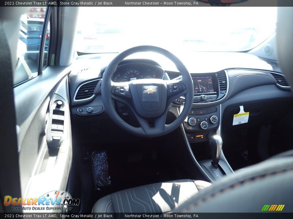 2021 Chevrolet Trax LT AWD Stone Gray Metallic / Jet Black Photo #12