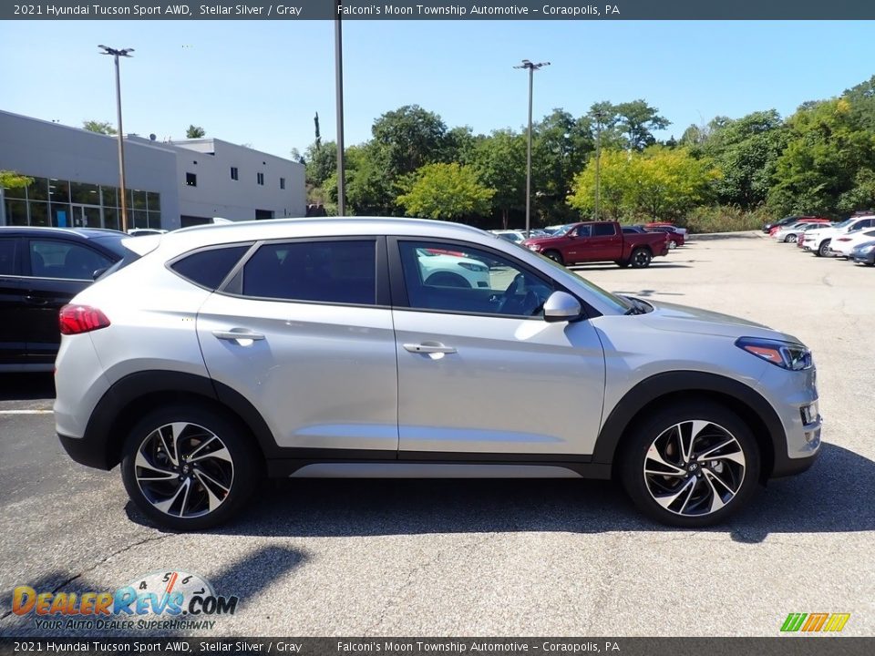 2021 Hyundai Tucson Sport AWD Stellar Silver / Gray Photo #1