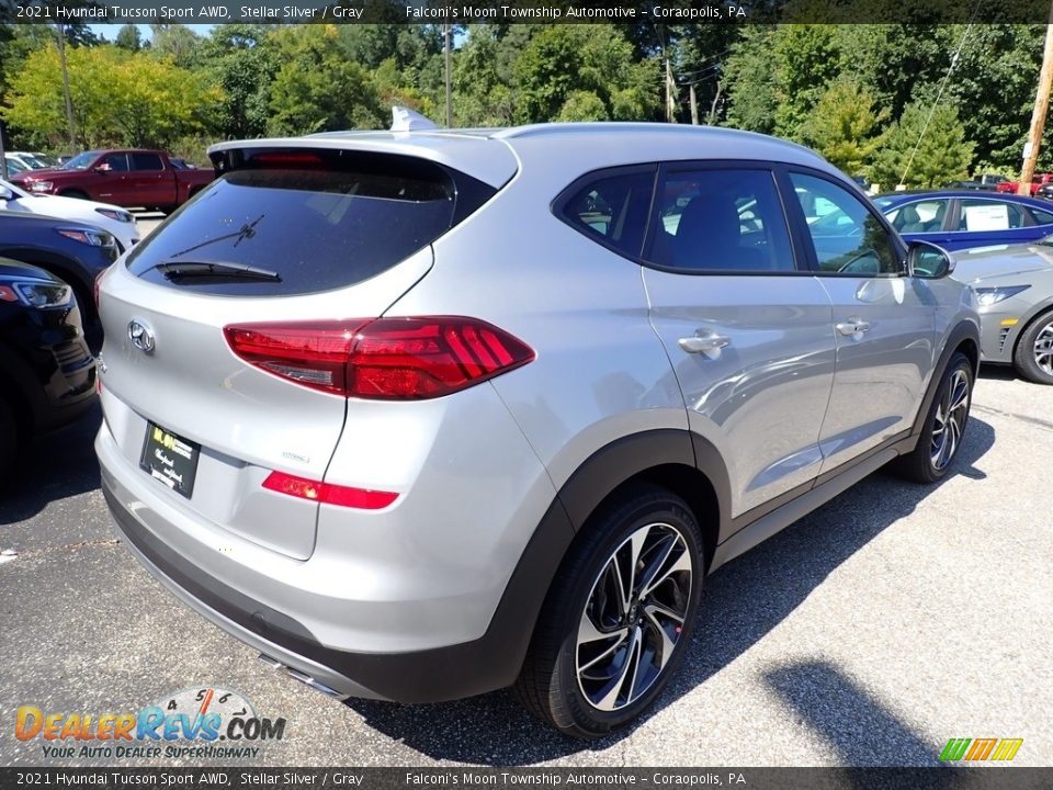 2021 Hyundai Tucson Sport AWD Stellar Silver / Gray Photo #2