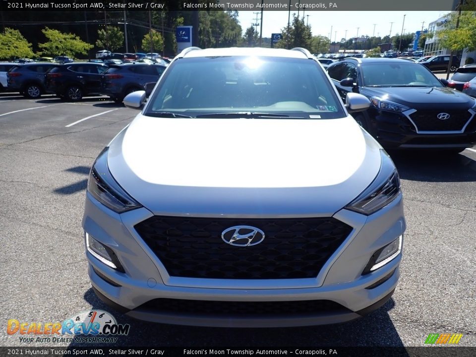 2021 Hyundai Tucson Sport AWD Stellar Silver / Gray Photo #4