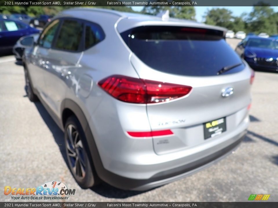 2021 Hyundai Tucson Sport AWD Stellar Silver / Gray Photo #6