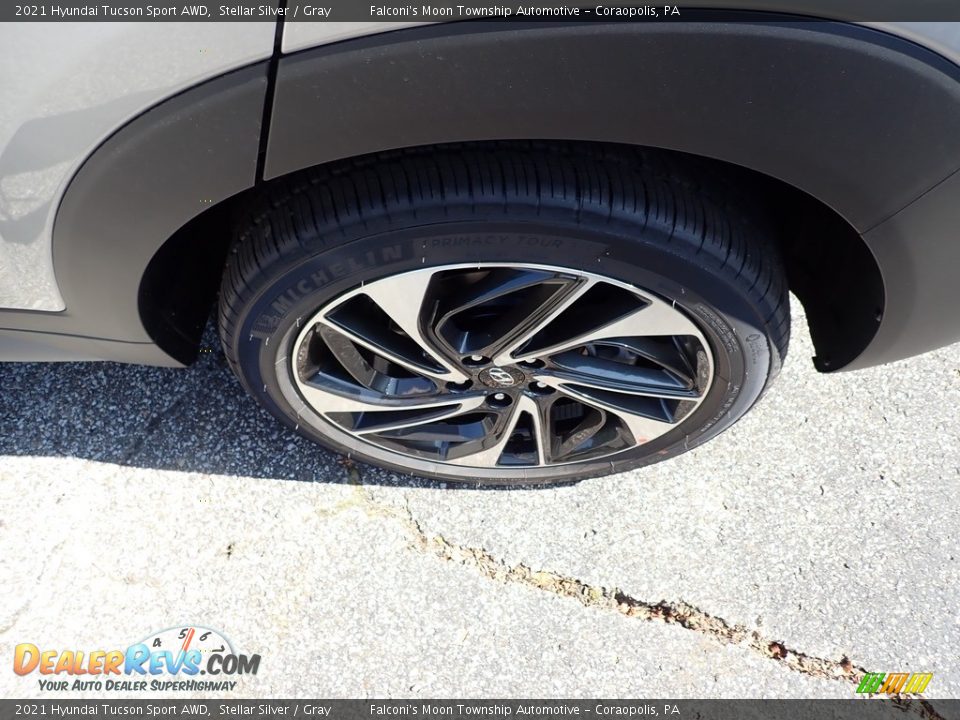 2021 Hyundai Tucson Sport AWD Stellar Silver / Gray Photo #7