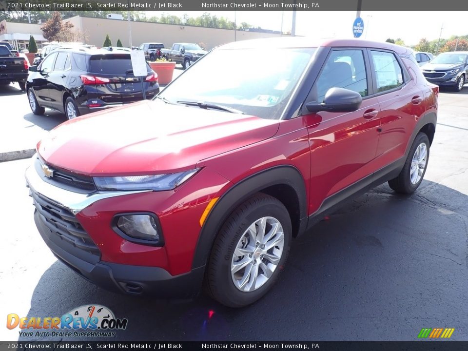 2021 Chevrolet TrailBlazer LS Scarlet Red Metallic / Jet Black Photo #2