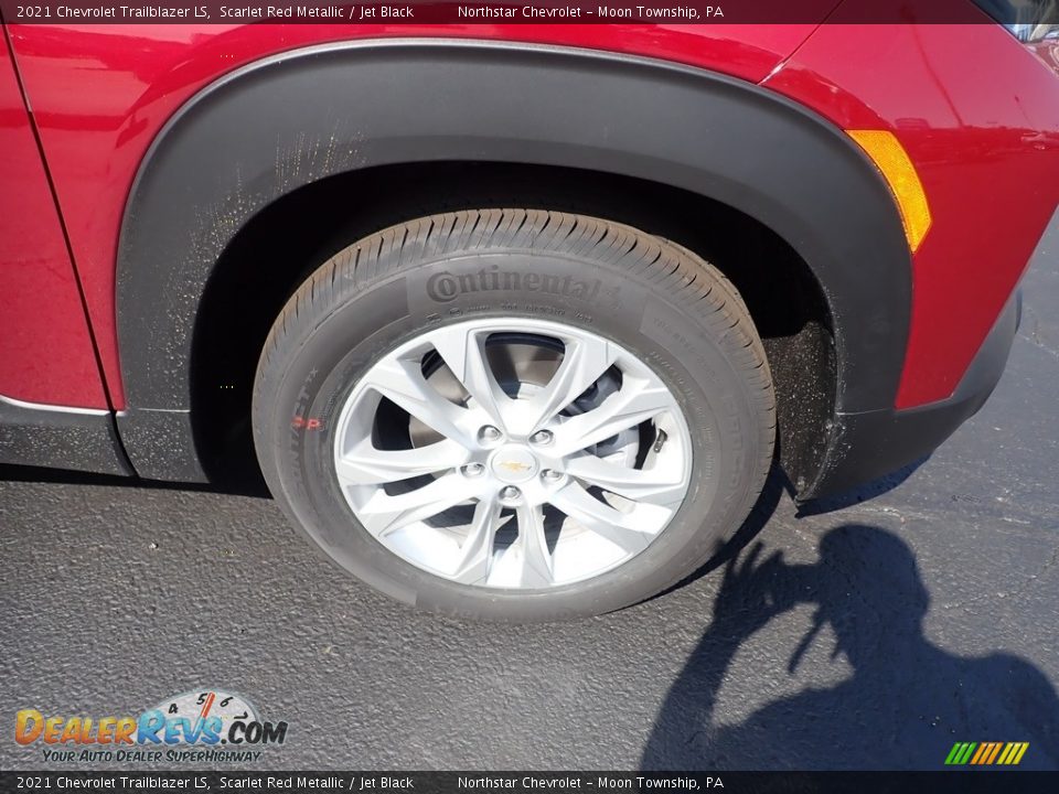 2021 Chevrolet Trailblazer LS Scarlet Red Metallic / Jet Black Photo #3