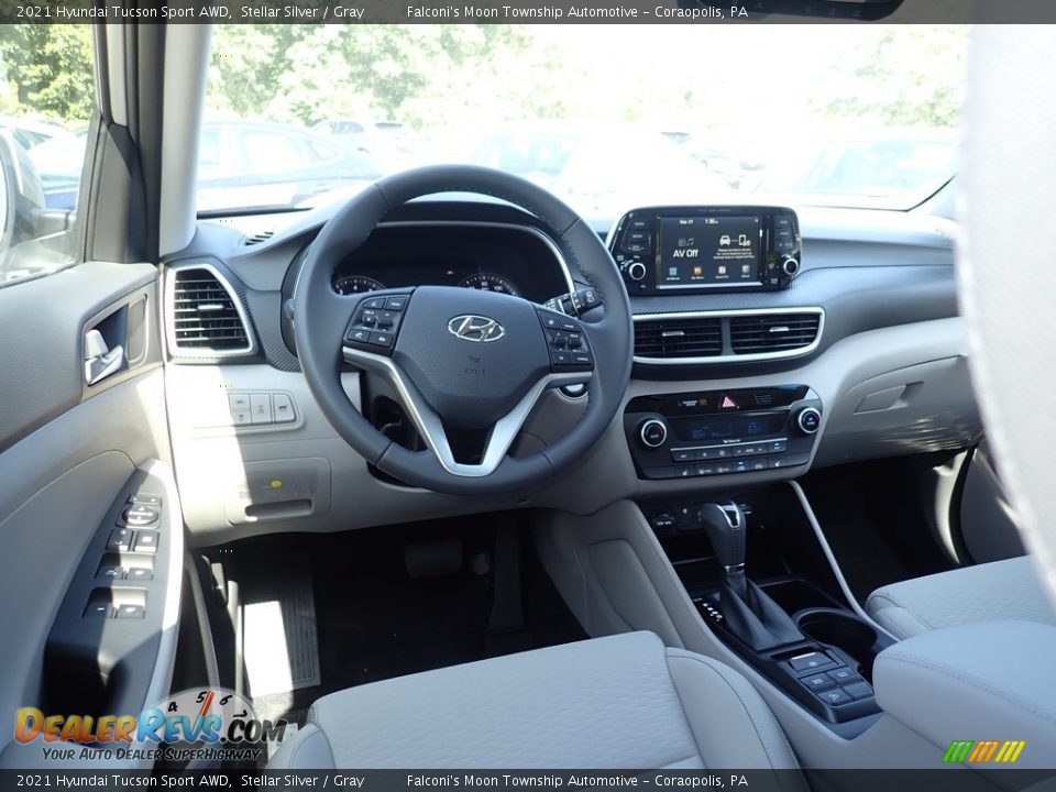 2021 Hyundai Tucson Sport AWD Stellar Silver / Gray Photo #9