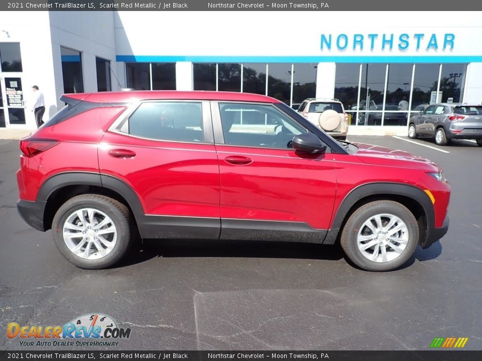 2021 Chevrolet TrailBlazer LS Scarlet Red Metallic / Jet Black Photo #4