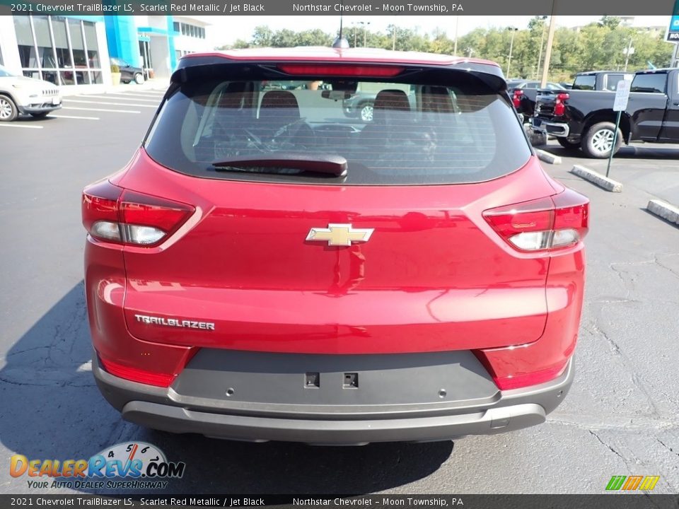 2021 Chevrolet TrailBlazer LS Scarlet Red Metallic / Jet Black Photo #6