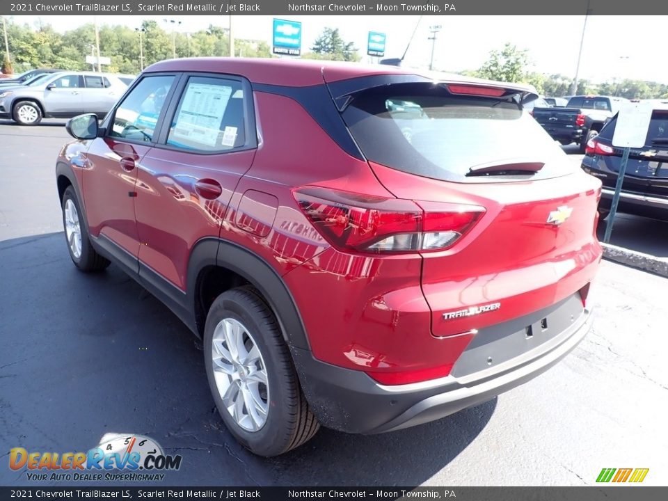 2021 Chevrolet TrailBlazer LS Scarlet Red Metallic / Jet Black Photo #7