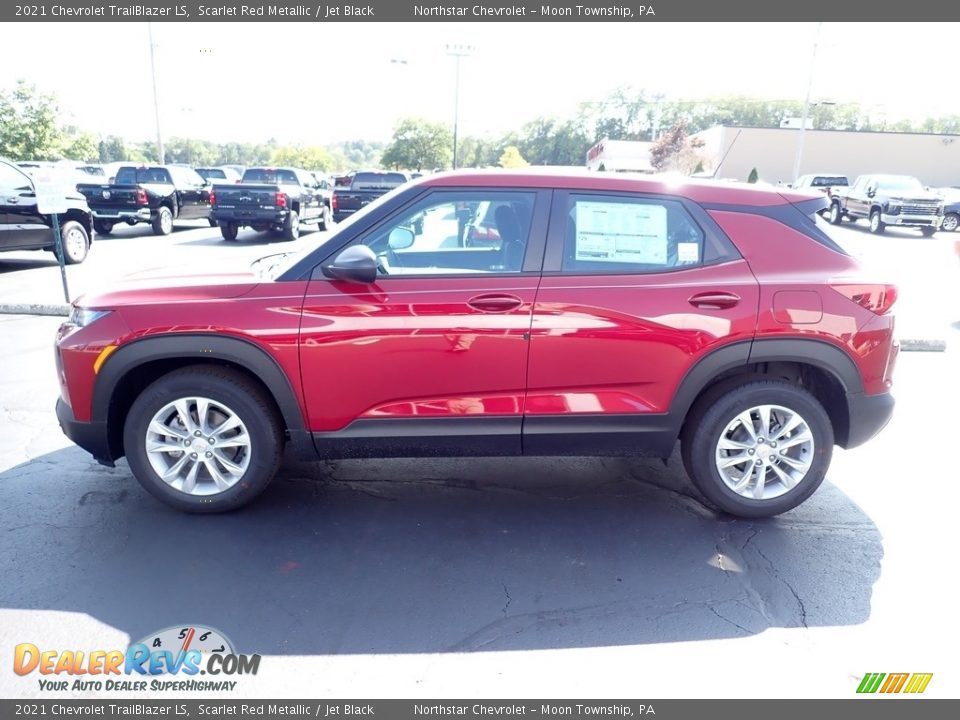 2021 Chevrolet TrailBlazer LS Scarlet Red Metallic / Jet Black Photo #8