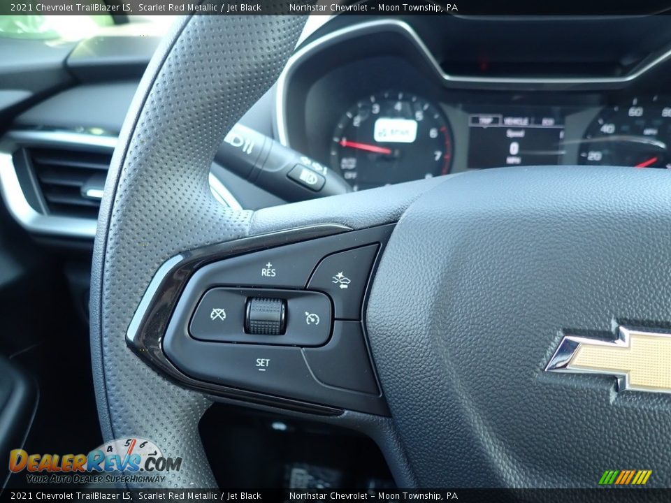 2021 Chevrolet TrailBlazer LS Scarlet Red Metallic / Jet Black Photo #19