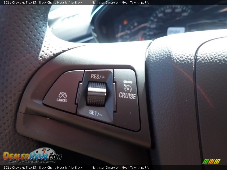 2021 Chevrolet Trax LT Black Cherry Metallic / Jet Black Photo #18