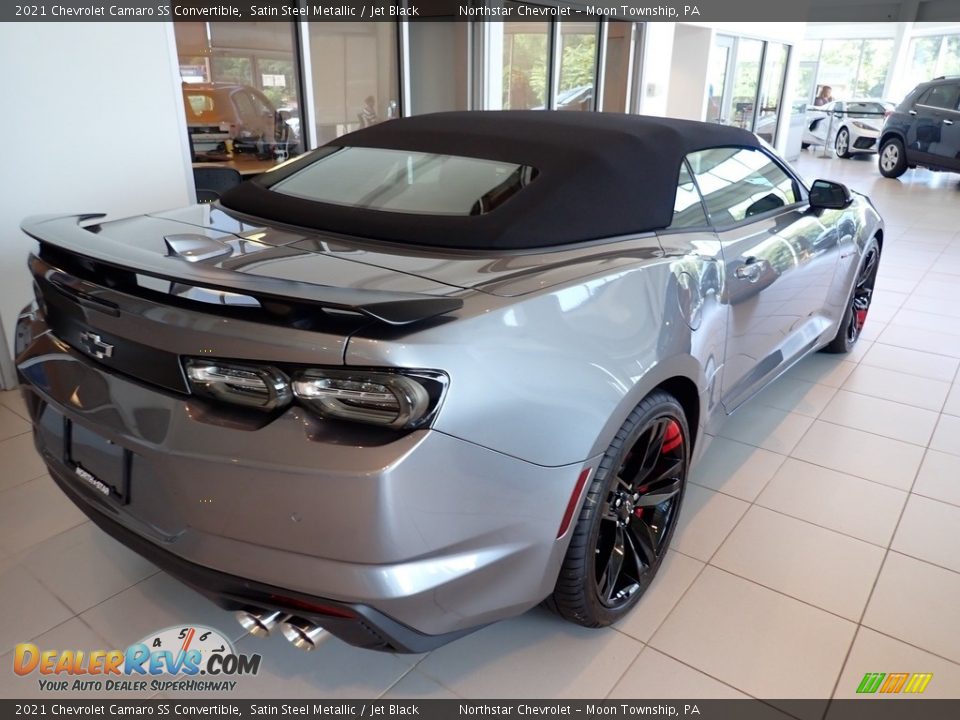 2021 Chevrolet Camaro SS Convertible Satin Steel Metallic / Jet Black Photo #5