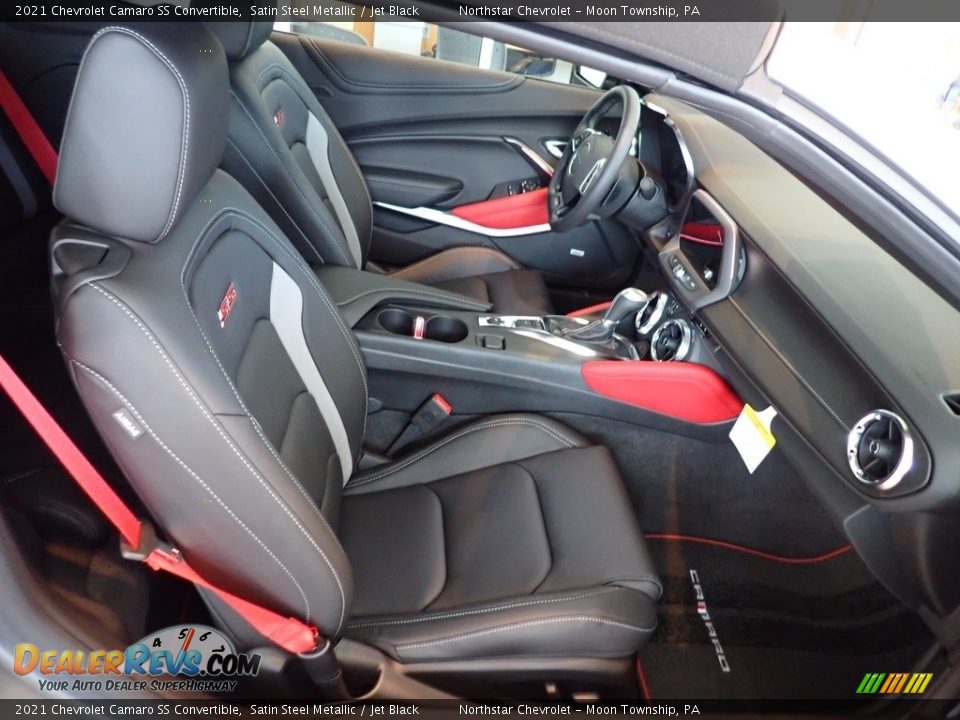 Jet Black Interior - 2021 Chevrolet Camaro SS Convertible Photo #9
