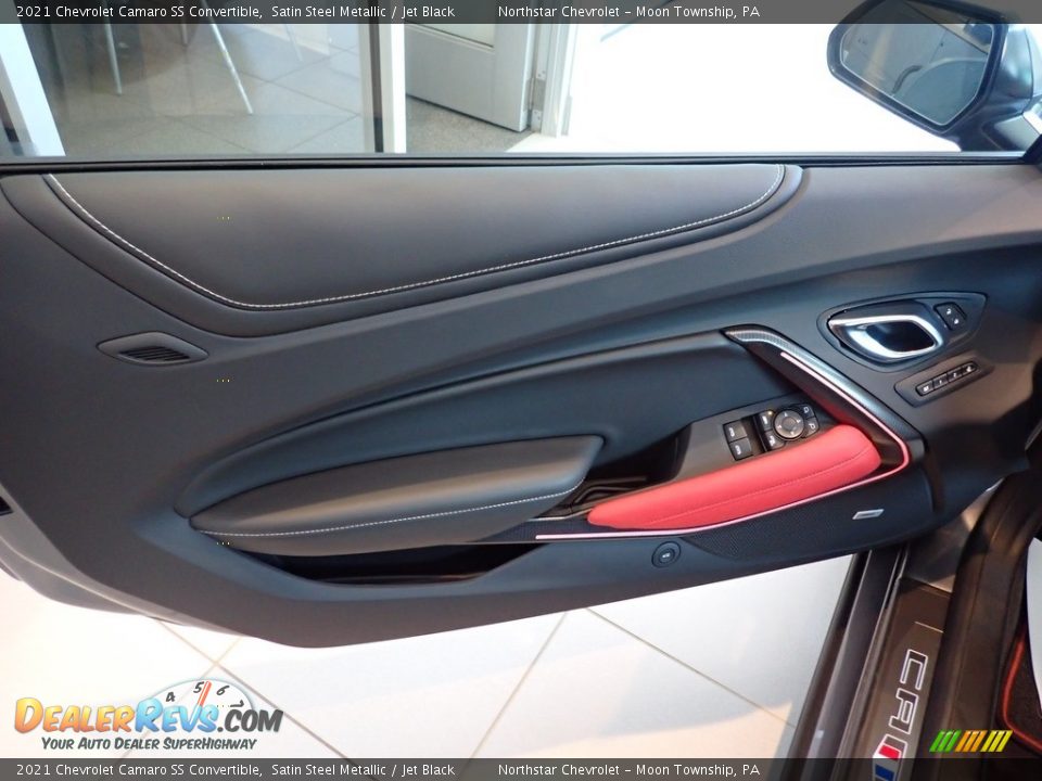 Door Panel of 2021 Chevrolet Camaro SS Convertible Photo #13