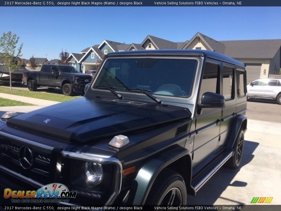 2017 Mercedes-Benz G 550 designo Night Black Magno (Matte) / designo Black Photo #1