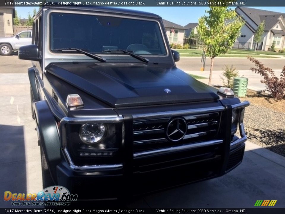 2017 Mercedes-Benz G 550 designo Night Black Magno (Matte) / designo Black Photo #3