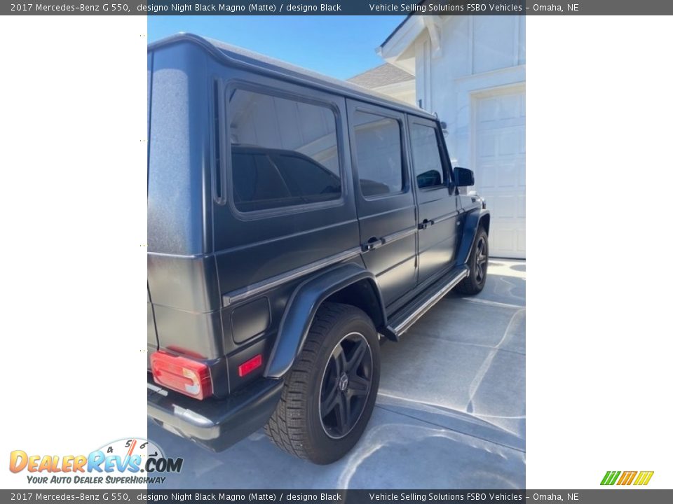 2017 Mercedes-Benz G 550 designo Night Black Magno (Matte) / designo Black Photo #6