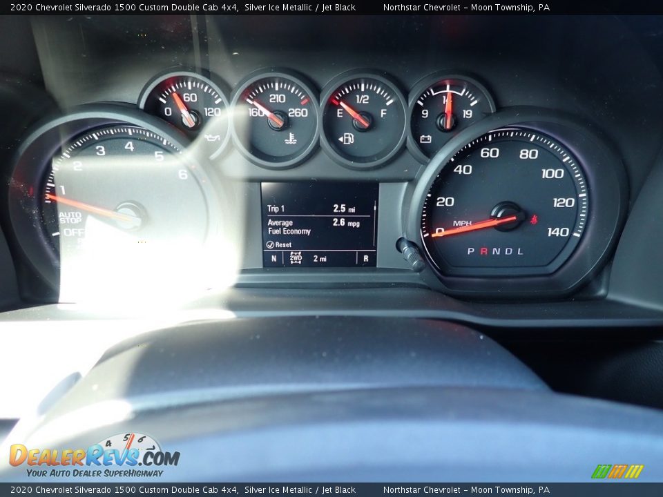 2020 Chevrolet Silverado 1500 Custom Double Cab 4x4 Gauges Photo #19