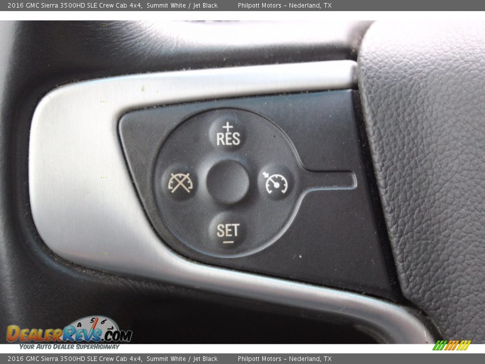 2016 GMC Sierra 3500HD SLE Crew Cab 4x4 Steering Wheel Photo #16