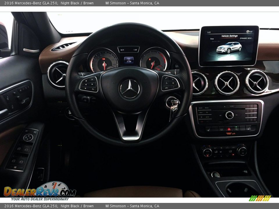 2016 Mercedes-Benz GLA 250 Night Black / Brown Photo #4