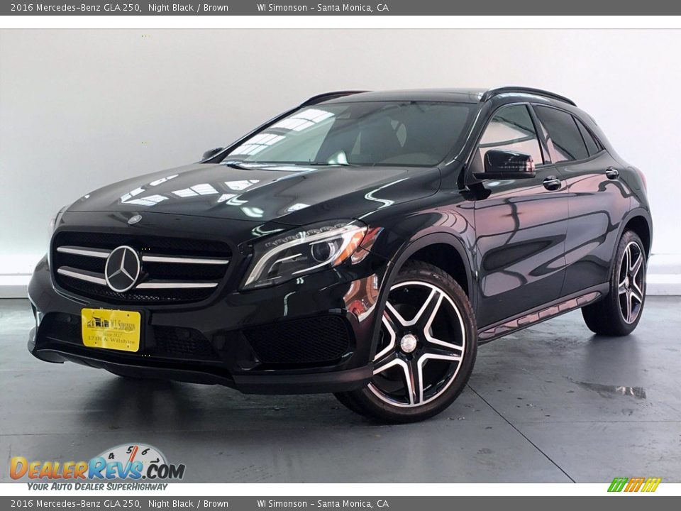 2016 Mercedes-Benz GLA 250 Night Black / Brown Photo #12