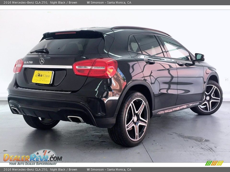 2016 Mercedes-Benz GLA 250 Night Black / Brown Photo #16