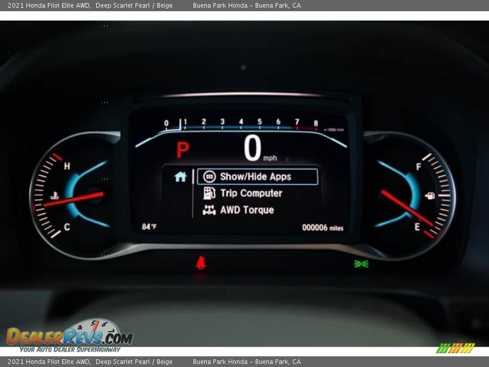 2021 Honda Pilot Elite AWD Deep Scarlet Pearl / Beige Photo #18