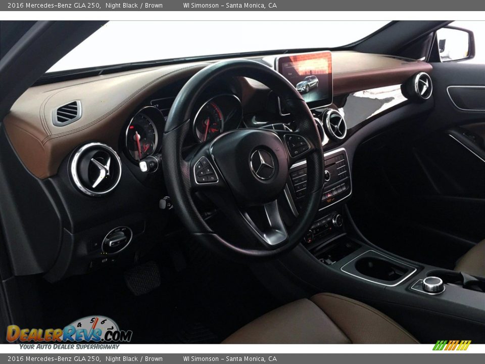 2016 Mercedes-Benz GLA 250 Night Black / Brown Photo #22
