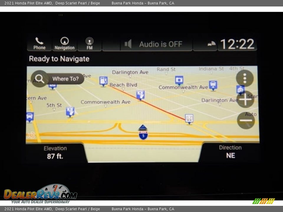 2021 Honda Pilot Elite AWD Deep Scarlet Pearl / Beige Photo #36