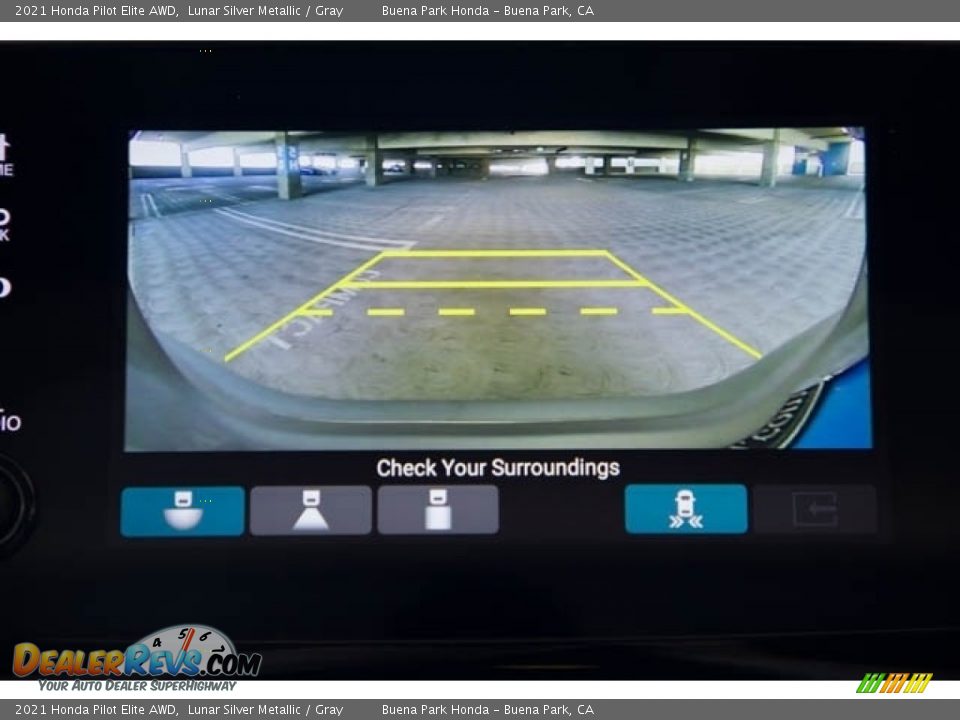 2021 Honda Pilot Elite AWD Lunar Silver Metallic / Gray Photo #14