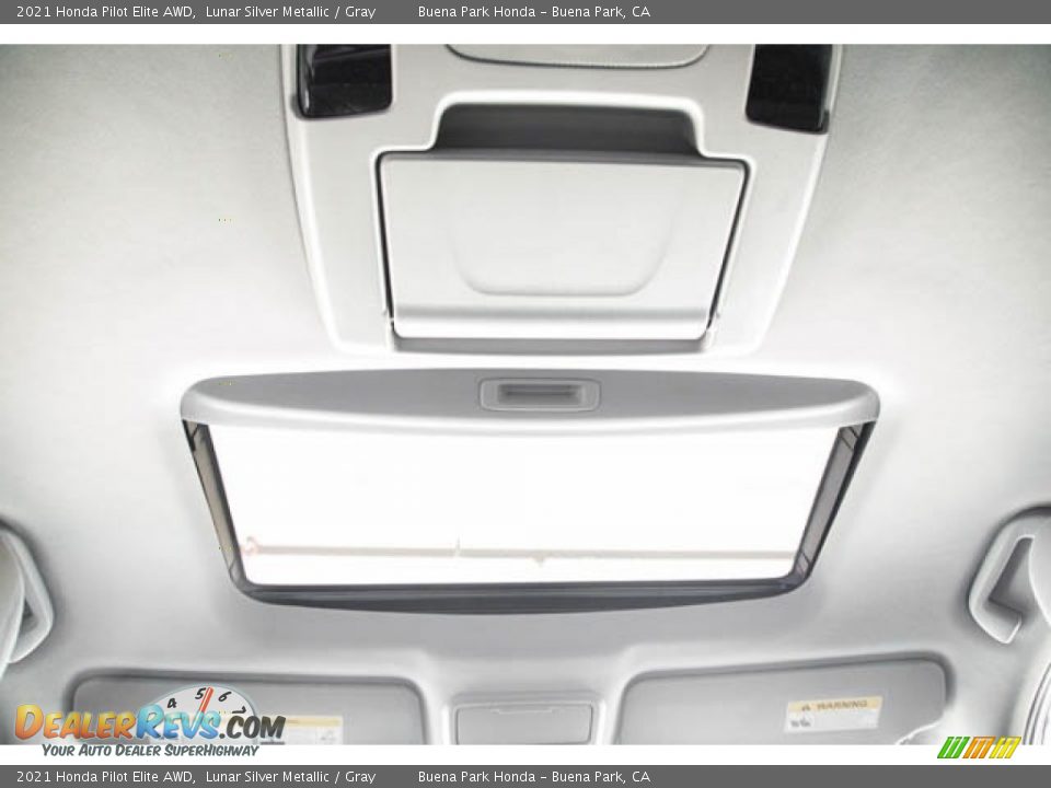 2021 Honda Pilot Elite AWD Lunar Silver Metallic / Gray Photo #25