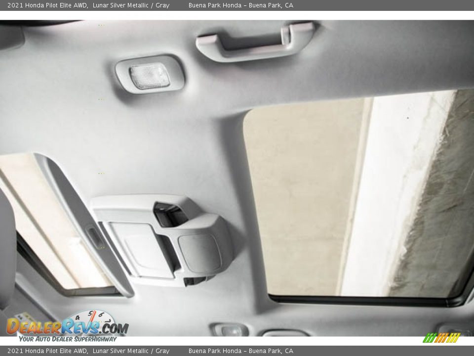2021 Honda Pilot Elite AWD Lunar Silver Metallic / Gray Photo #27