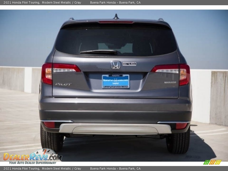 2021 Honda Pilot Touring Modern Steel Metallic / Gray Photo #5