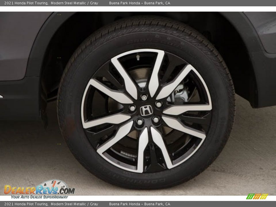 2021 Honda Pilot Touring Modern Steel Metallic / Gray Photo #11