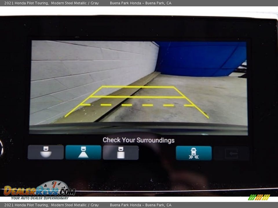 2021 Honda Pilot Touring Modern Steel Metallic / Gray Photo #13