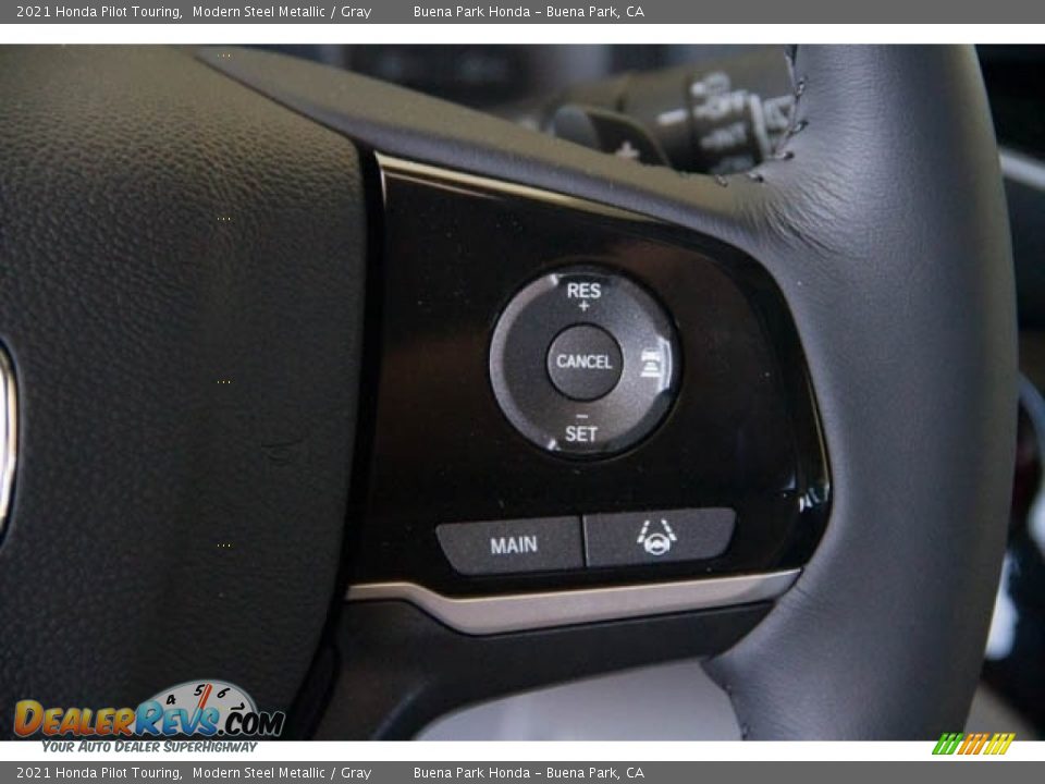 2021 Honda Pilot Touring Modern Steel Metallic / Gray Photo #20