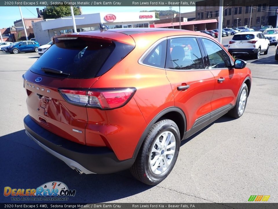 2020 Ford Escape S 4WD Sedona Orange Metallic / Dark Earth Gray Photo #2