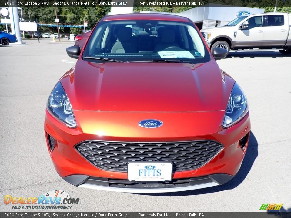 2020 Ford Escape S 4WD Sedona Orange Metallic / Dark Earth Gray Photo #4