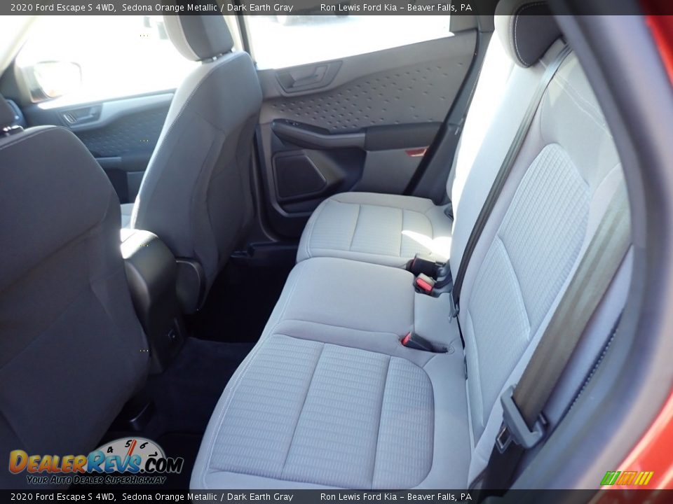 Rear Seat of 2020 Ford Escape S 4WD Photo #11